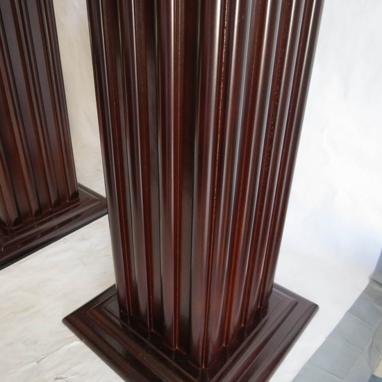 Pair of American Art Deco Pedestals
